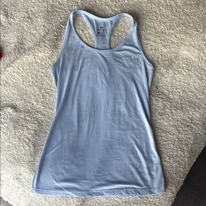 Nike Women's Dry Fit Light Blue Racerback Tank Top